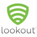 Lookout logo on a white background, representing security for Android apps.