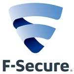 F-Secure logo on a white background, conveying security for apps and Android.