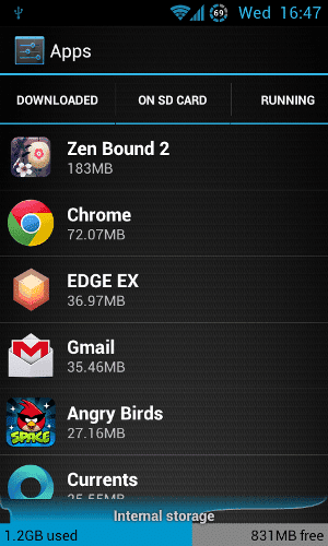 android manage applications
