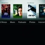 The available Apple TV software.
