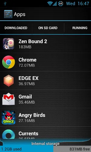 android manage applications
