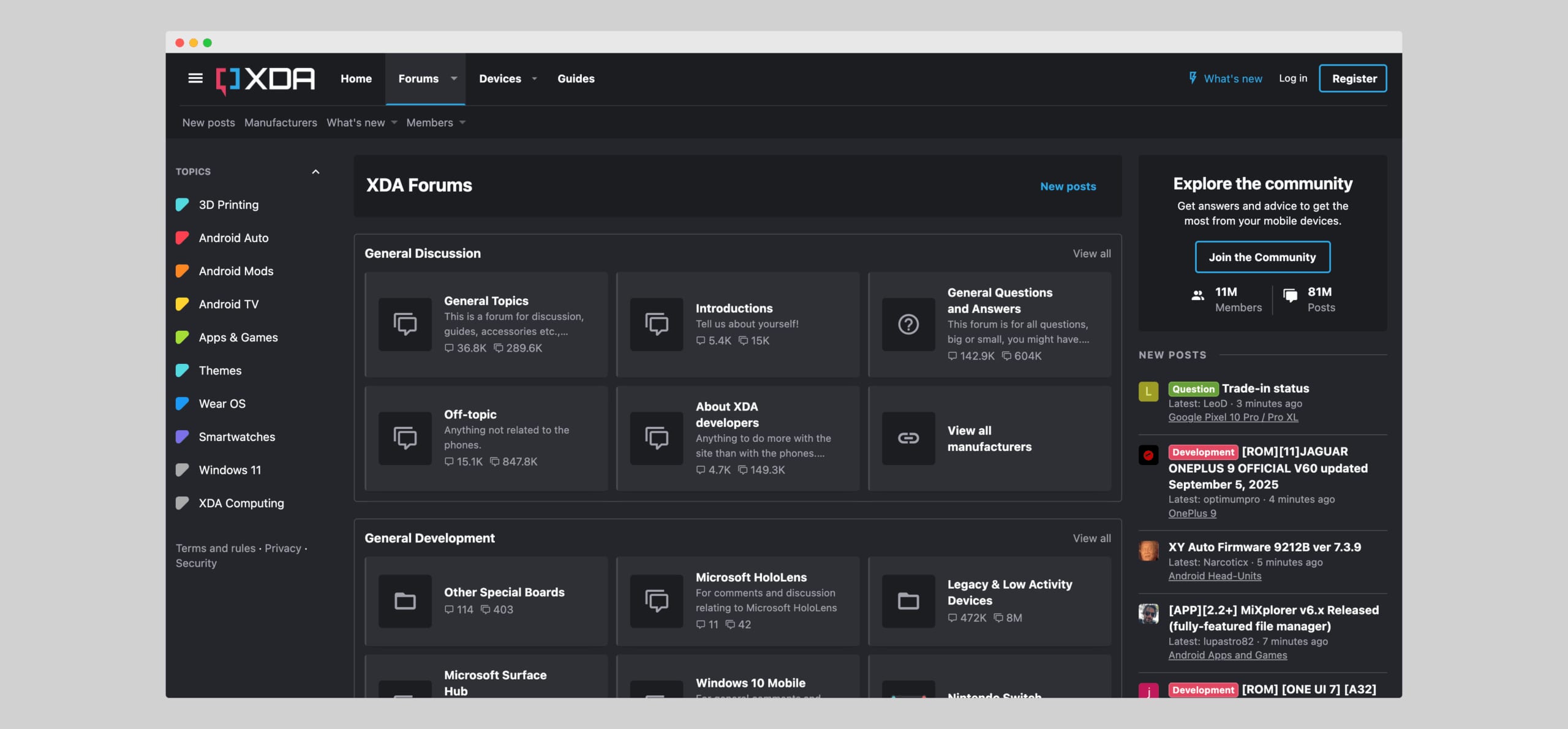 xda forums screenshot
