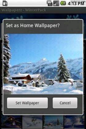Winter wallpaper pack - screenshot. Free winter sports-themed wallpapers for your smartphone.